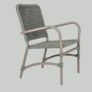 Cadeira Ilhabella em corda náutica cor verde